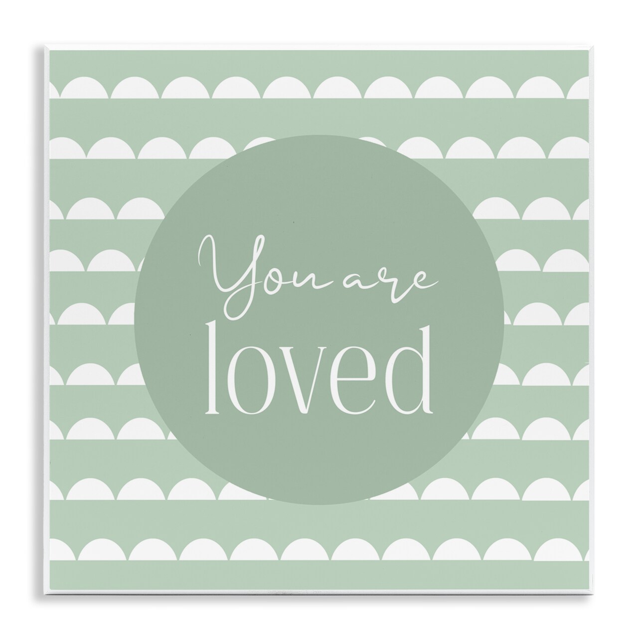 Stupell Industries You Are Loved Affirmation Wall Plaque, design by Christine Simpson Art